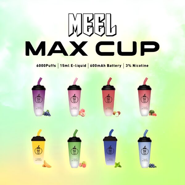 MEEL奶茶杯 6000 PUFFS 拋棄式電子煙 可充電一次性煙桿