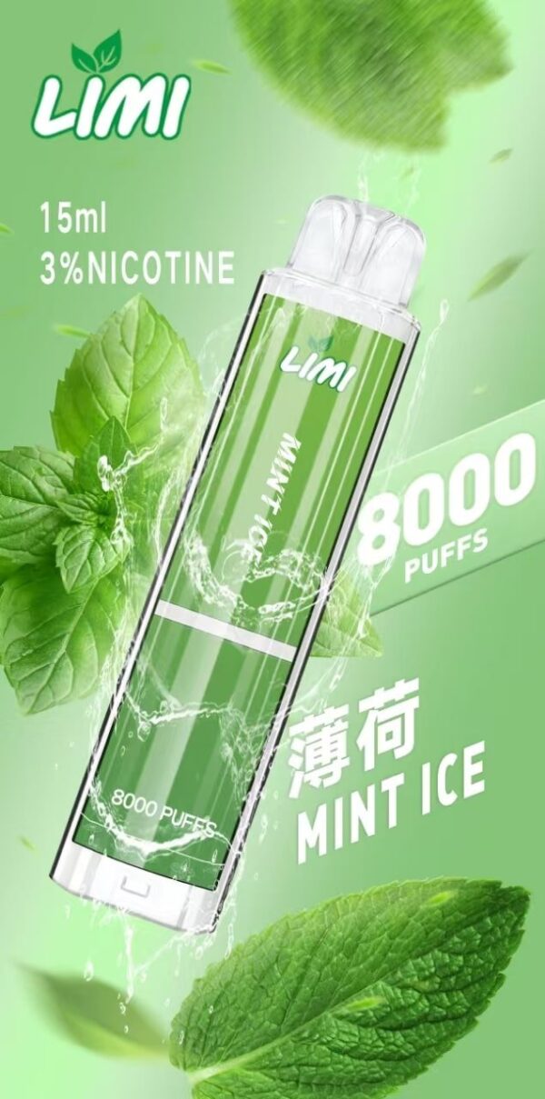 買10送1 LIMI 8000 PUFFS 發光跑馬燈拋棄式電子煙 台灣電子煙批發 現貨