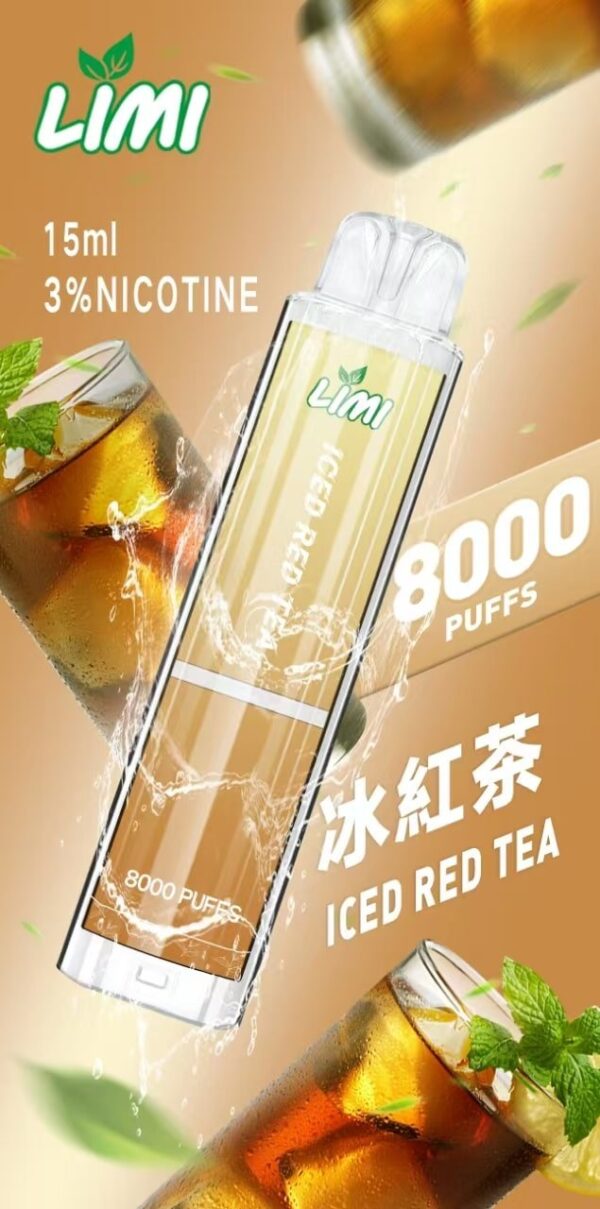 買10送1 LIMI 8000 PUFFS 發光跑馬燈拋棄式電子煙 台灣電子煙批發 現貨