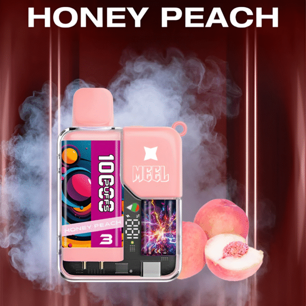 MEEL Boost 10000 PUFFS 麻將盒子-蜜桃 MEEL-Boost-10000-PUFFS