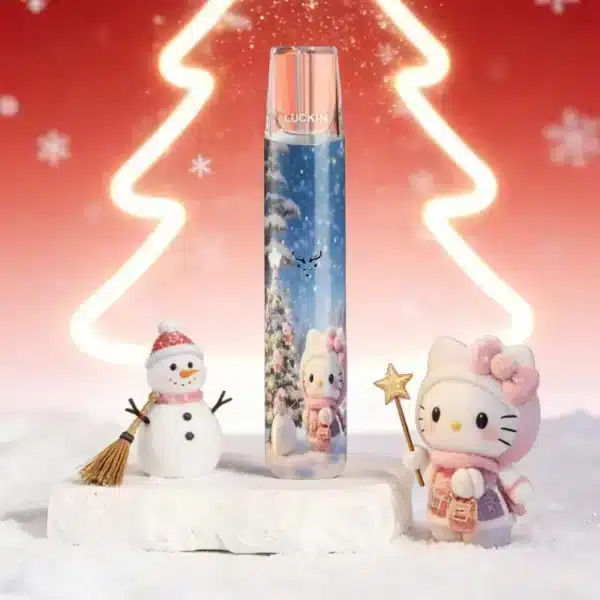 冰雪kitty貓 幸運主機 Luckin特別款煙桿 蠟筆小新 哪吒 史迪仔 Kitt貓 叮噹貓 台灣現貨